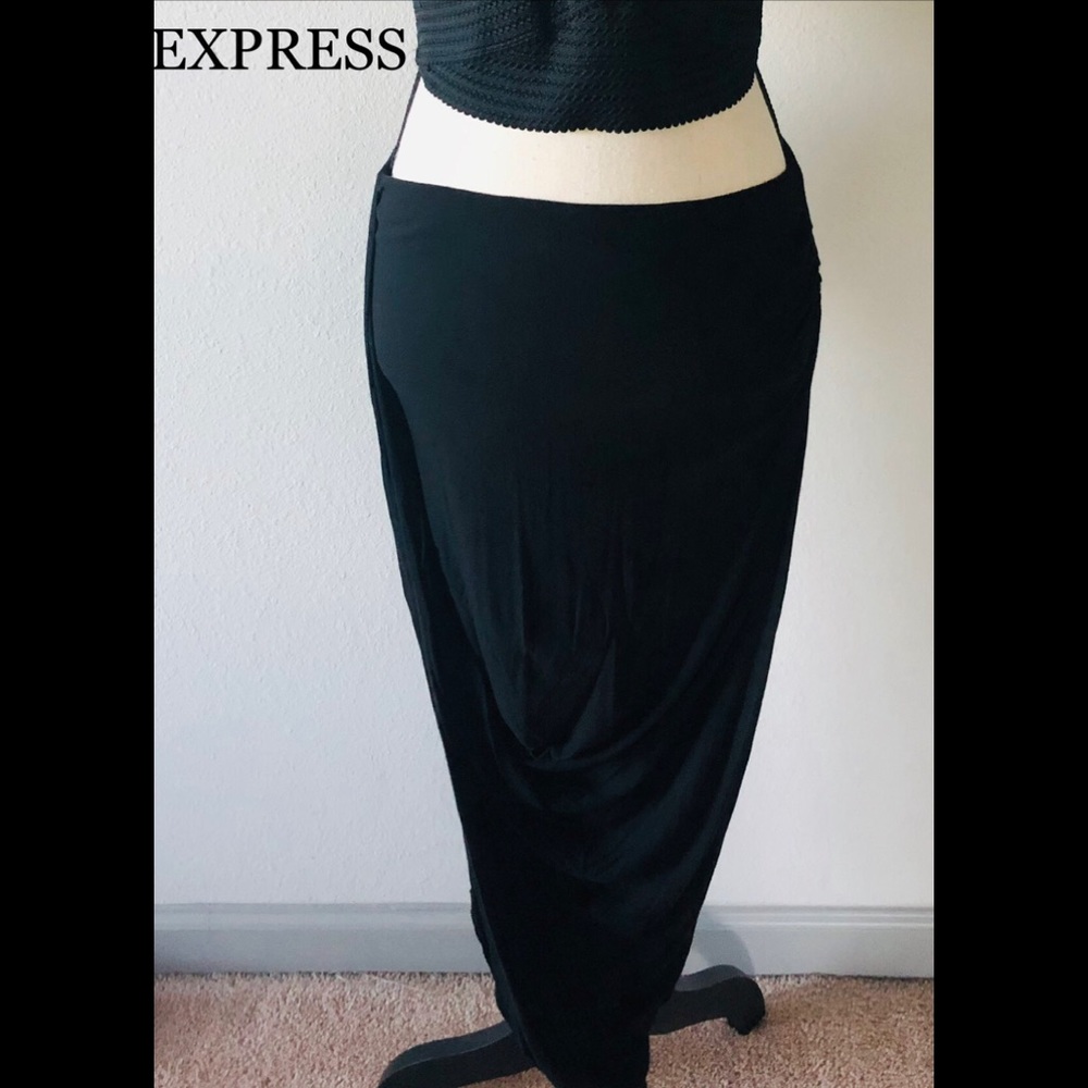 EXPRESS long skirt with thigh split